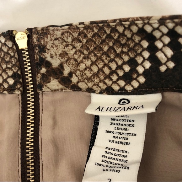 NWT Altuzzara python pencil skirt - Picture 6 of 9
